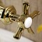 Kingston Brass Single-Handle Bathroom Faucet with Push Pop-Up, Polished Brass KS3542NX - alternate 5